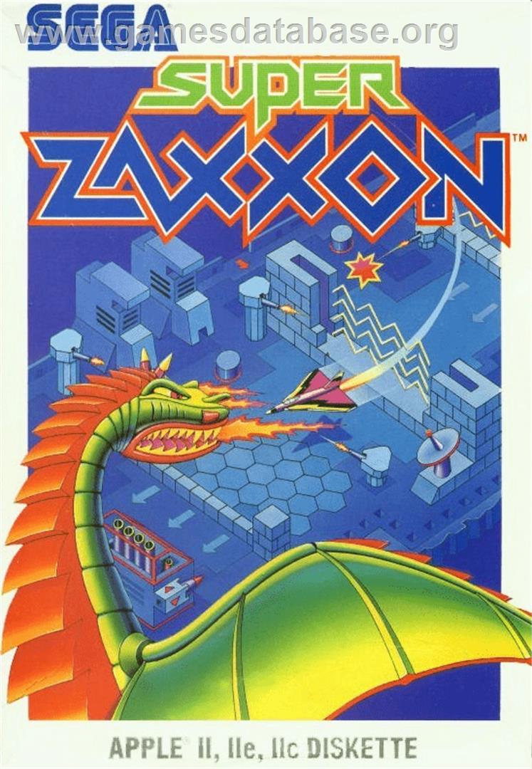 Super Zaxxon - Apple II - Artwork - Box