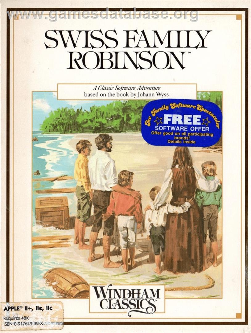Swiss Family Robinson - Apple II - Artwork - Box