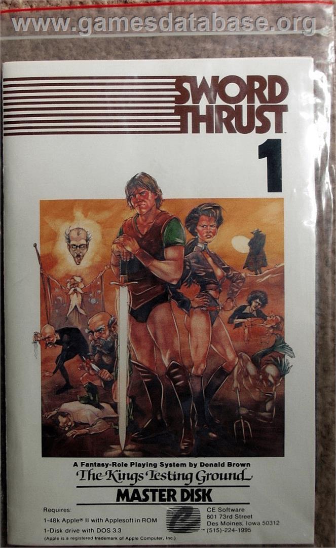 Swordthrust - Apple II - Artwork - Box