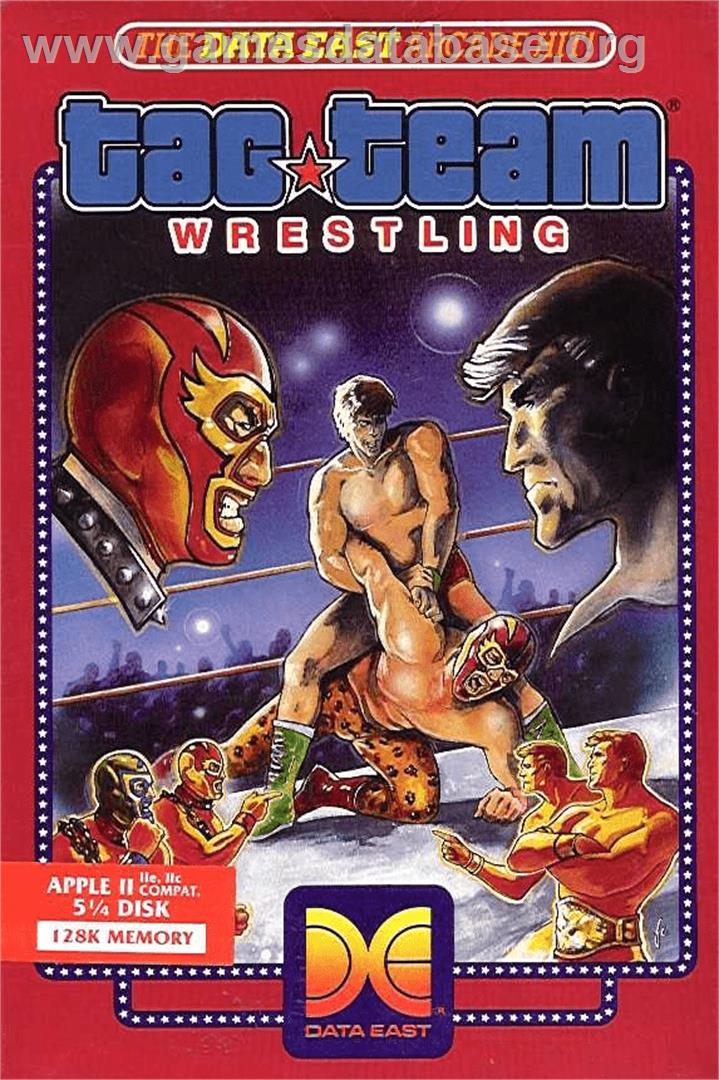 Tag Team Wrestling - Apple II - Artwork - Box