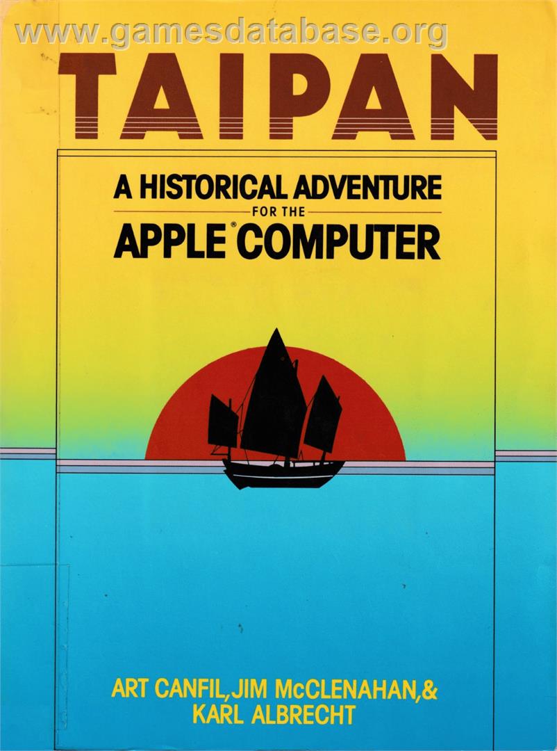 Taipan - Apple II - Artwork - Box