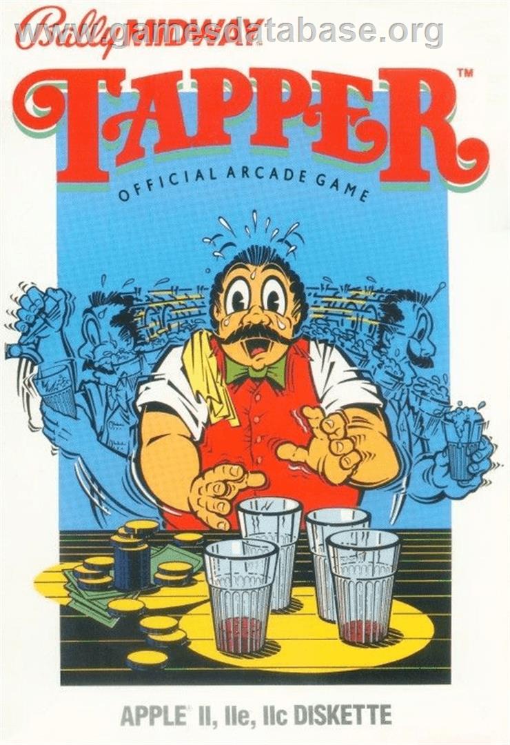 Tapper - Apple II - Artwork - Box