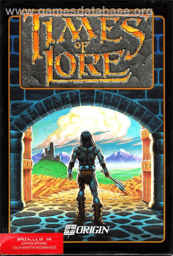 Times Of Lore - Apple II - Artwork - Box