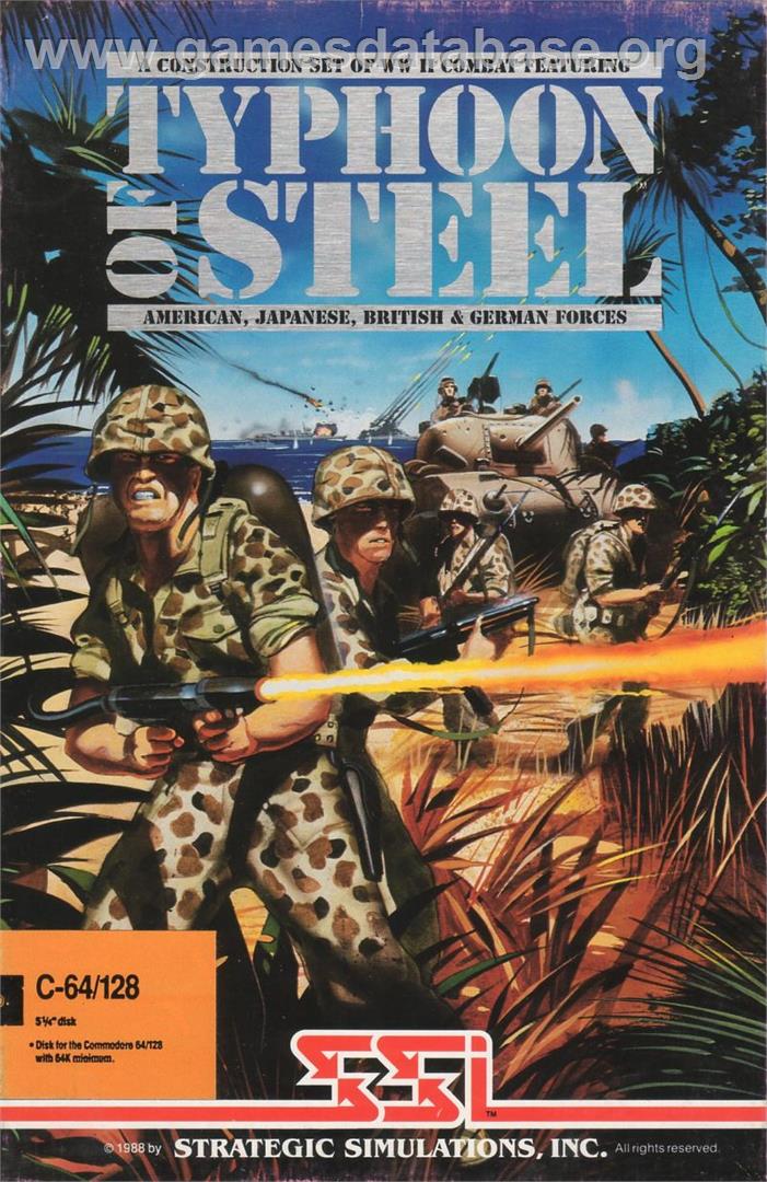 Typhoon of Steel - Apple II - Artwork - Box
