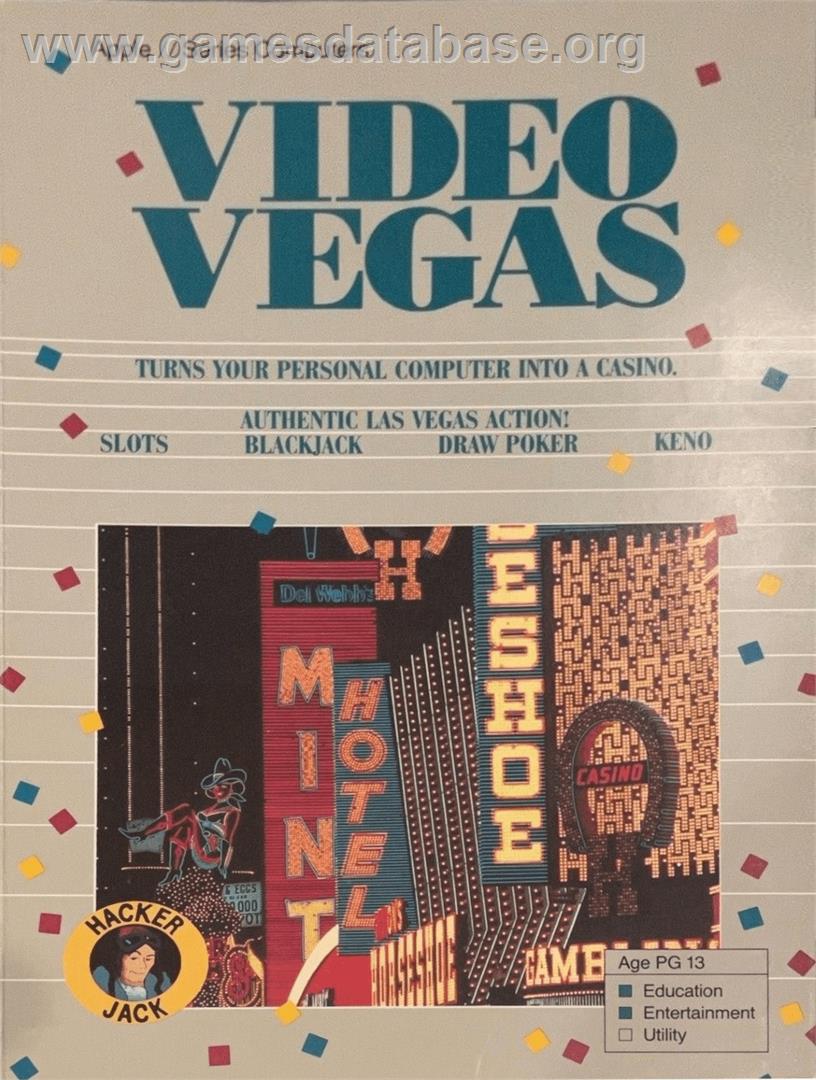 Video Vegas - Apple II - Artwork - Box