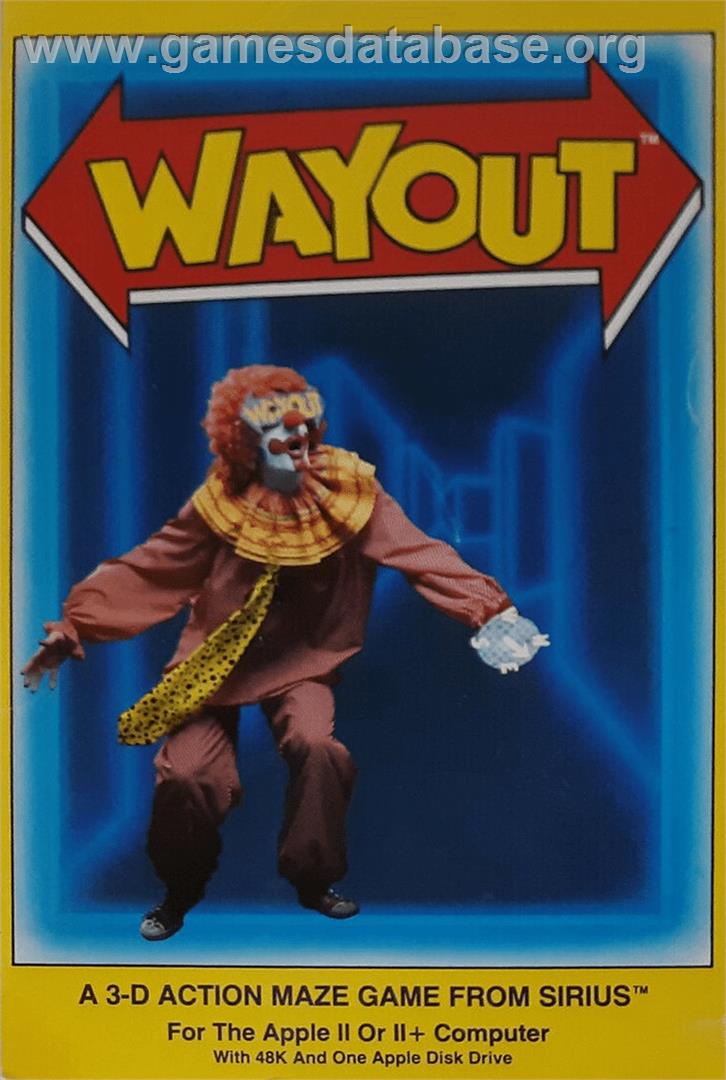 Way Out - Apple II - Artwork - Box