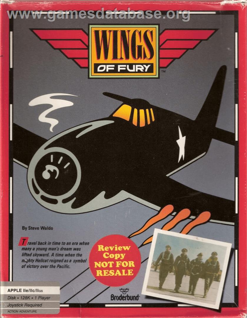 Wings of Fury - Apple II - Artwork - Box