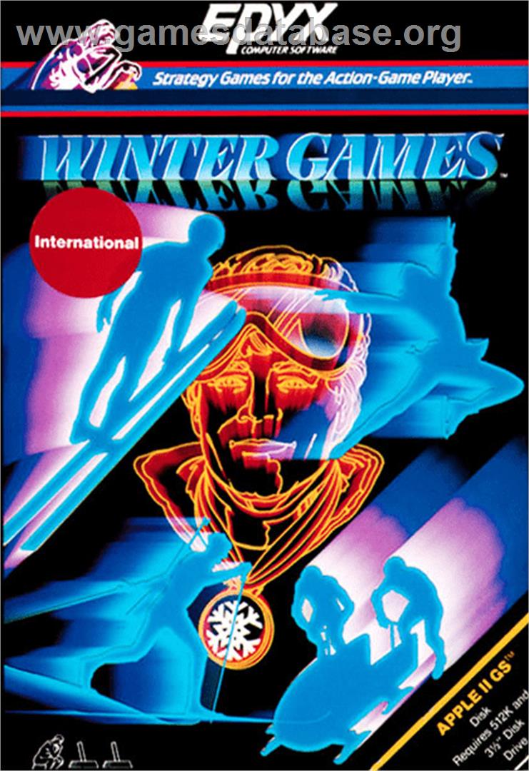 Winter Games - Apple II - Artwork - Box