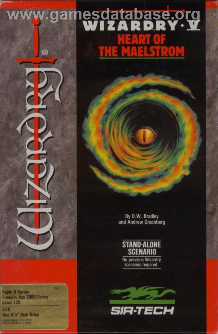 Wizardry 5 - Heart Of The Maelstrom - Apple II - Artwork - Box