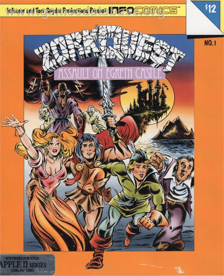 ZorkQuest - Assault on Egreth Castle - Apple II - Artwork - Box