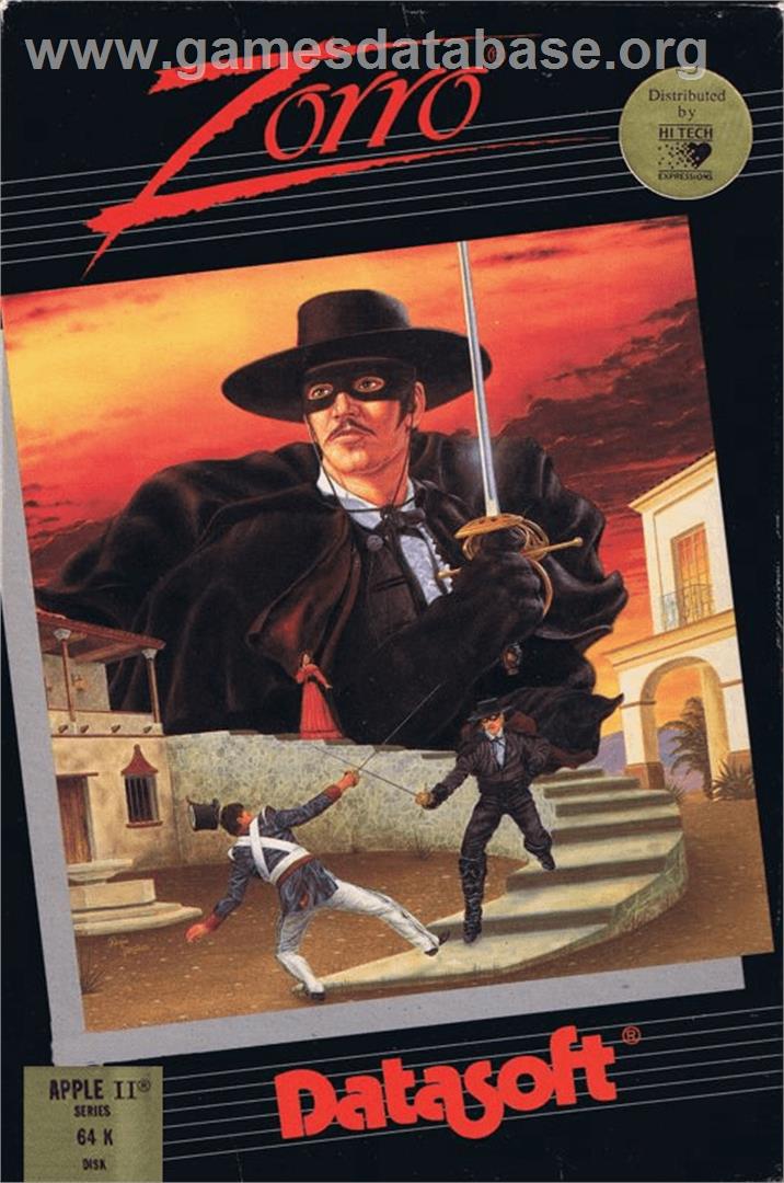 Zorro - Apple II - Artwork - Box