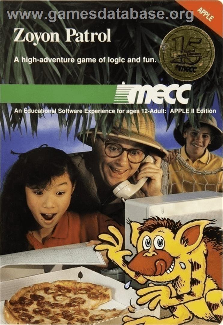 Zoyon Patrol - Apple II - Artwork - Box