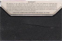 Box back cover for Air Traffic Controller on the Apple II.