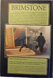 Box back cover for Brimstone on the Apple II.