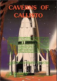 Box back cover for Caverns of Callisto on the Apple II.