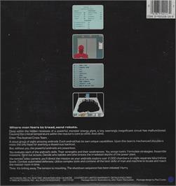 Box back cover for Countdown To Shutdown on the Apple II.