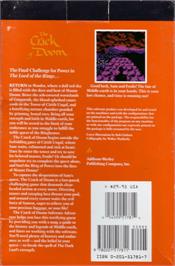 Box back cover for Crack Of Doom, The on the Apple II.