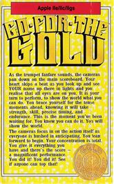 Box back cover for Hesgames on the Apple II.
