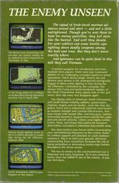Box back cover for Nam on the Apple II.