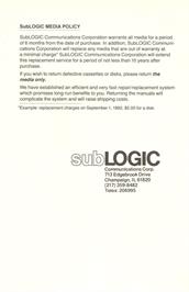 Box back cover for Night Mission Pinball on the Apple II.
