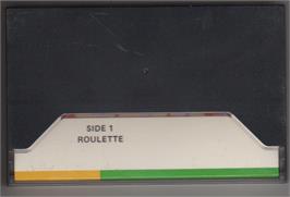 Box back cover for Roulette on the Apple II.
