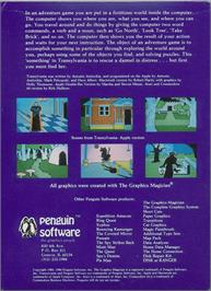Box back cover for Transylvania on the Apple II.