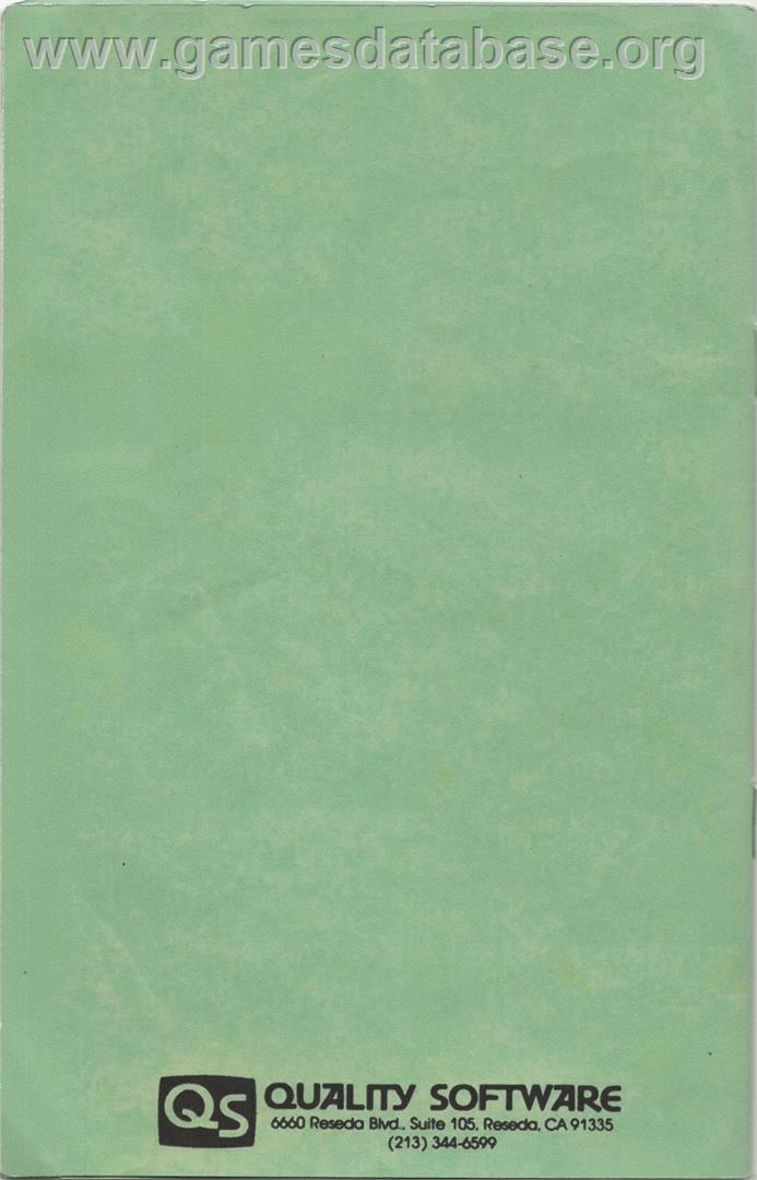 Fracas - Apple II - Artwork - Box Back