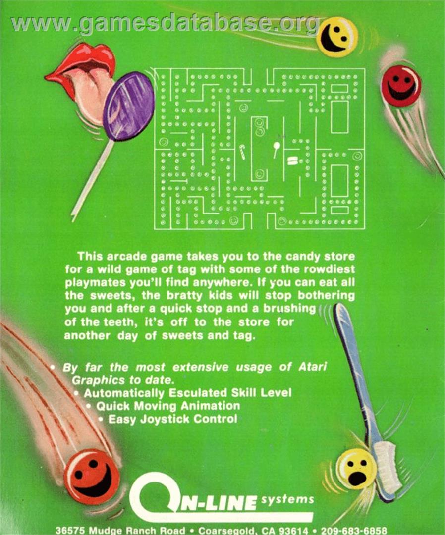 Jawbreaker - Apple II - Artwork - Box Back
