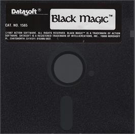 Cartridge artwork for Black Magic on the Apple II.