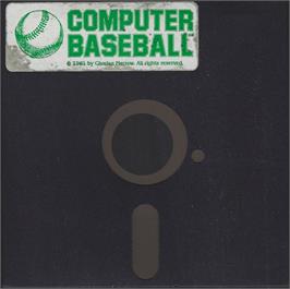 Cartridge artwork for Computer Baseball on the Apple II.