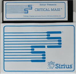 Cartridge artwork for Crystal Castles on the Apple II.