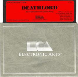 Cartridge artwork for Deathlord on the Apple II.