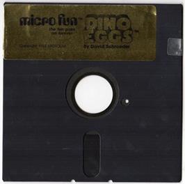 Cartridge artwork for Dino Eggs on the Apple II.