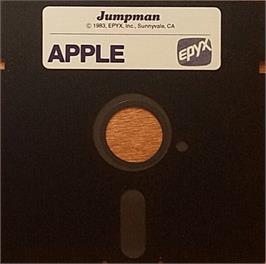 Cartridge artwork for Jumpster on the Apple II.