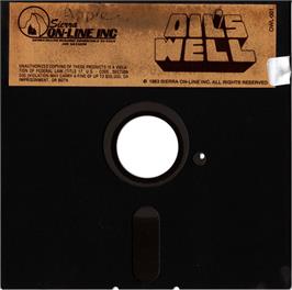 Cartridge artwork for Oil's Well on the Apple II.