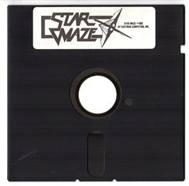Cartridge artwork for Star Maze on the Apple II.