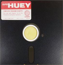 Cartridge artwork for Super Huey UH-IX on the Apple II.