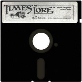 Cartridge artwork for Times Of Lore on the Apple II.