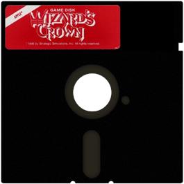Cartridge artwork for Wizard's Crown on the Apple II.