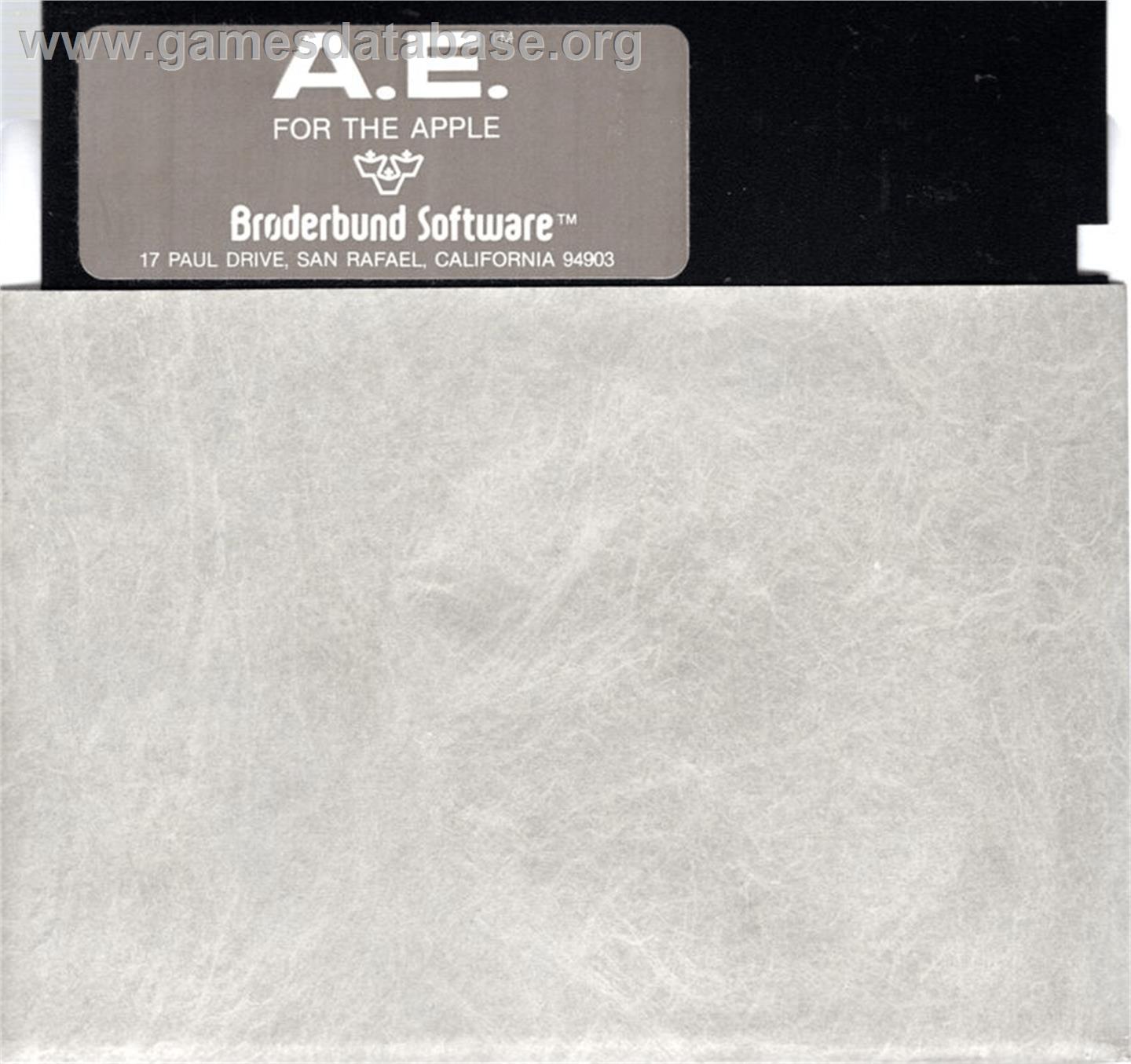 A.E. - Apple II - Artwork - Cartridge