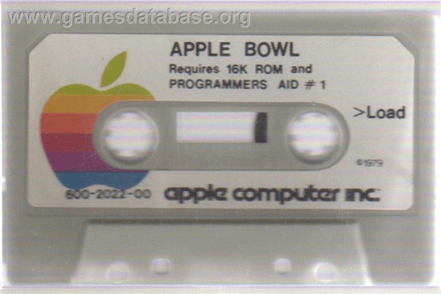 Apple Bowl - Apple II - Artwork - Cartridge