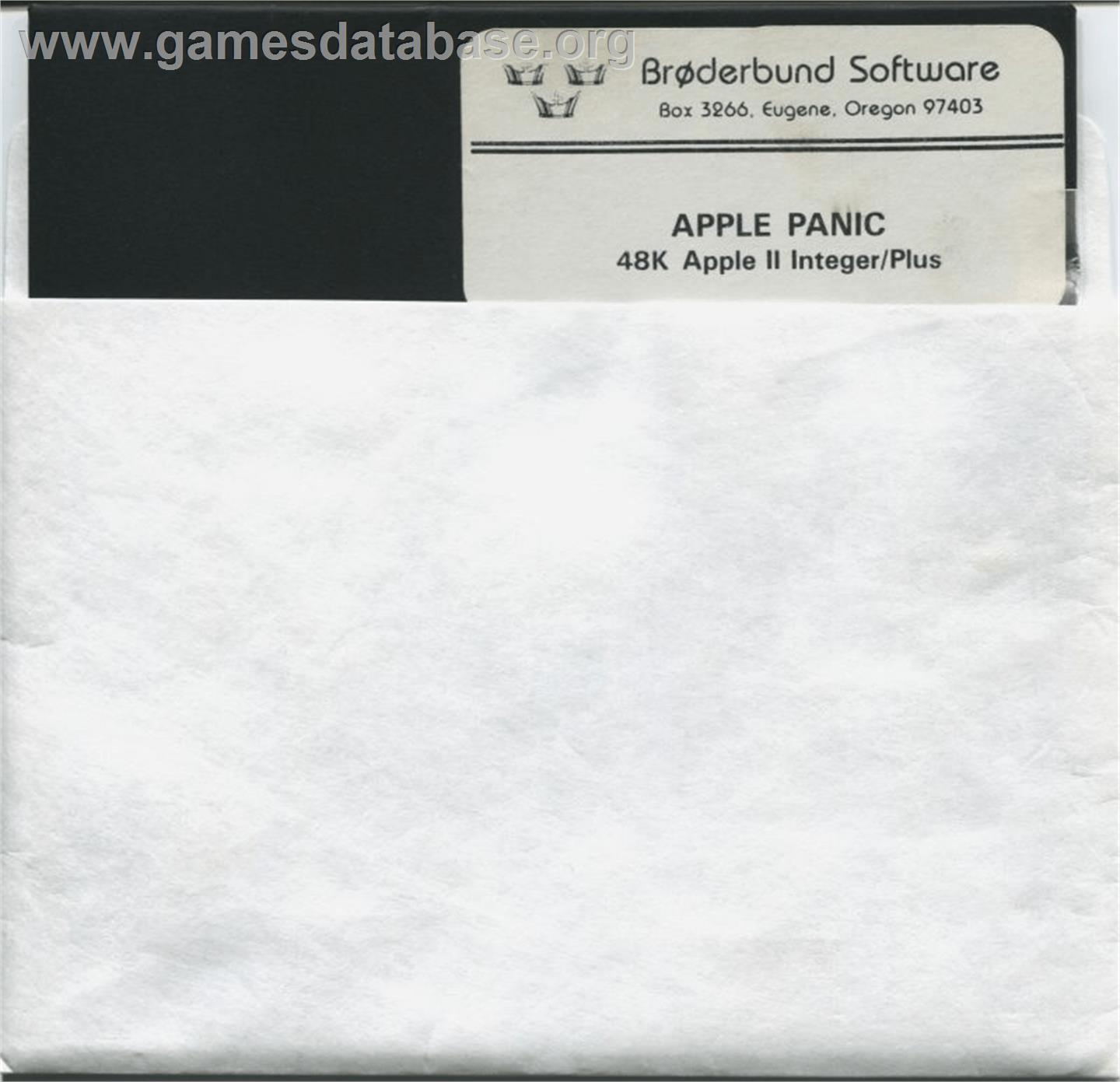 Apple Panic - Apple II - Artwork - Cartridge