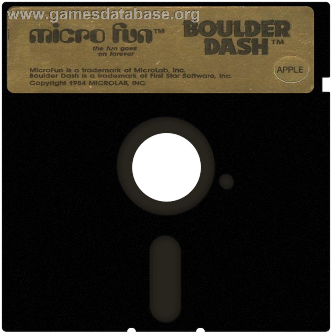 Boulder Dash - Apple II - Artwork - Cartridge