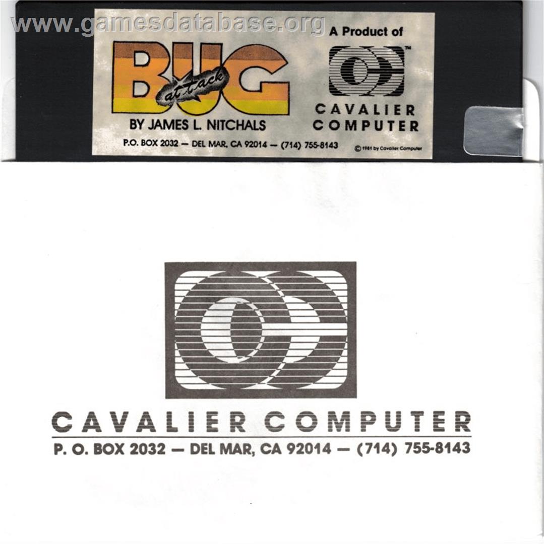Bug Attack - Apple II - Artwork - Cartridge