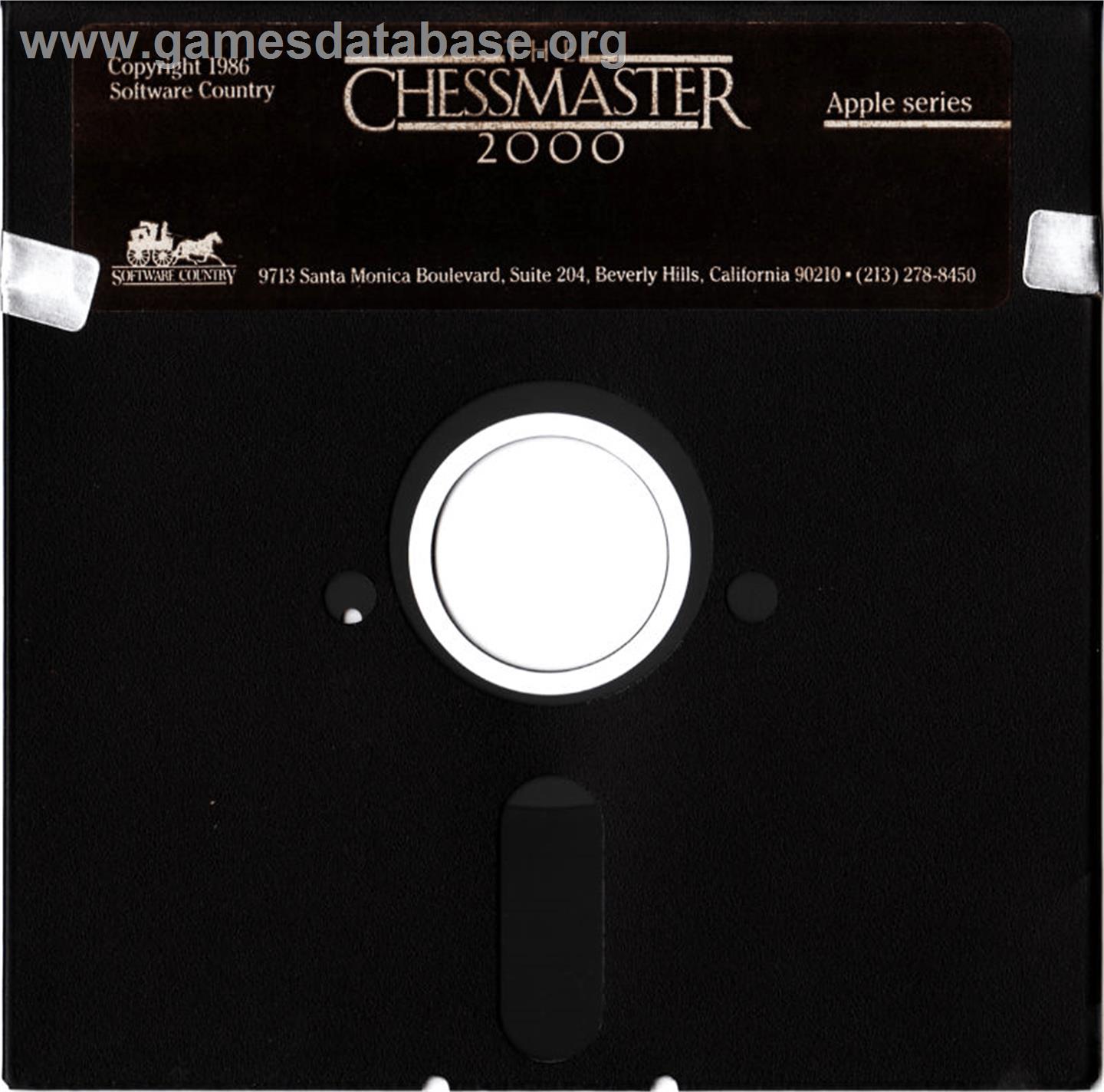 Chessmaster 2000 - Apple II - Artwork - Cartridge