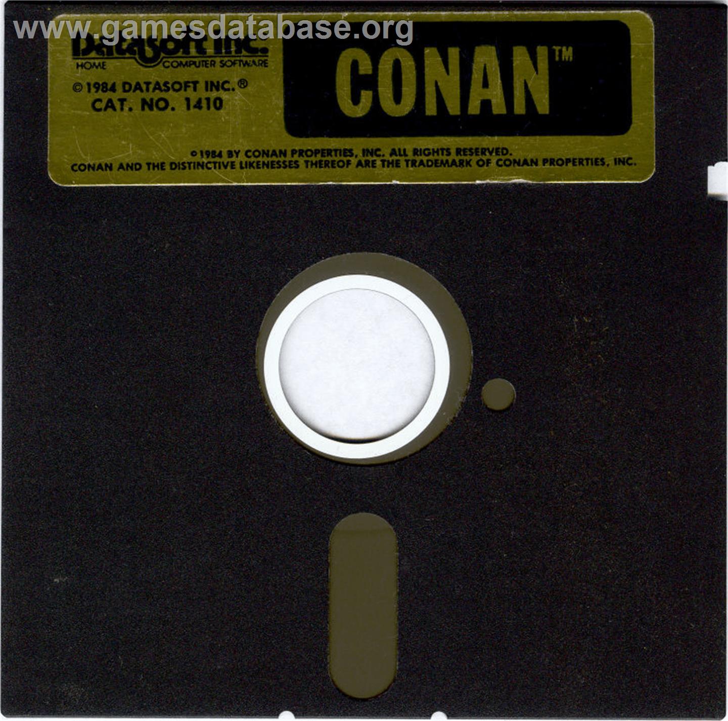 Conan - Apple II - Artwork - Cartridge