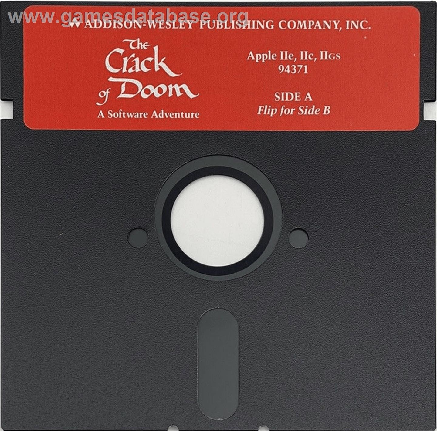 Crack Of Doom, The - Apple II - Artwork - Cartridge
