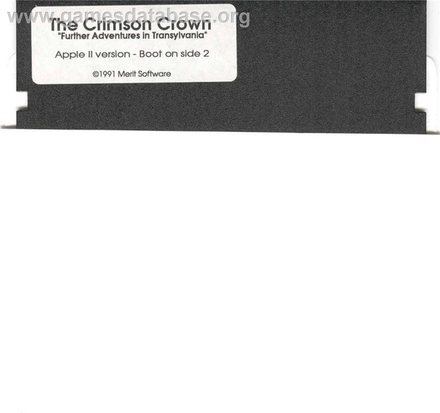Crimson Crown - Apple II - Artwork - Cartridge