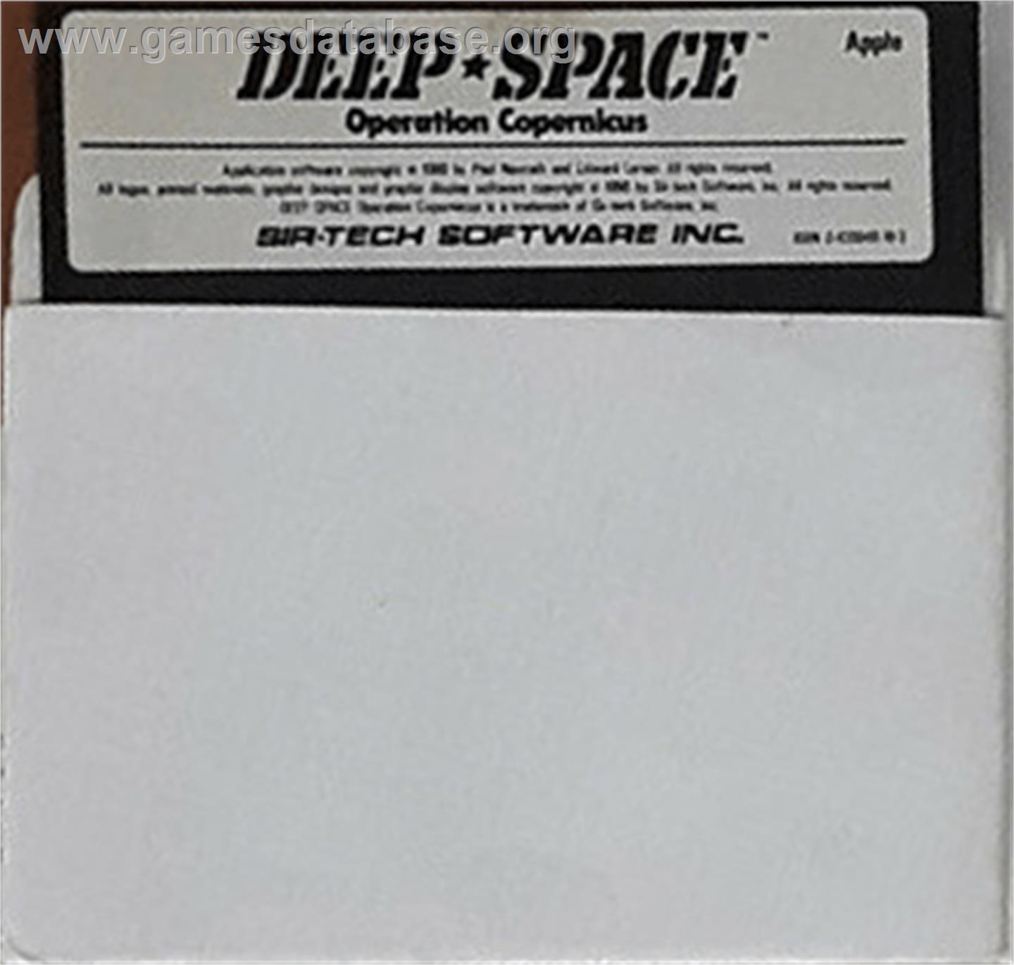 Deep Space: Operation Copernicus - Apple II - Artwork - Cartridge