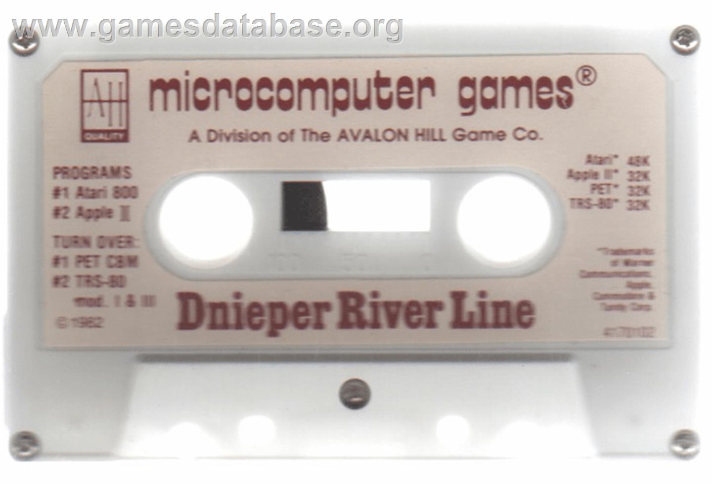 Dnieper River Line - Apple II - Artwork - Cartridge